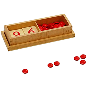 Caja de Rompecabezas de Madera Montessori para Niños, Números del 1 al 10, Material Didáctico Educativo, Juguetes de Matemáticas para Niños - Product Image 1