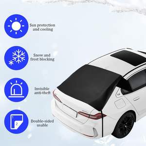 Cubierta para la ventana trasera del coche, tela de poliéster, impermeable, adsorción electrostática, para protección del maletero del vehículo - Product Image 5