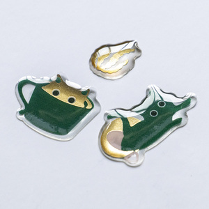 Personalizado Anime 32Mm claro niños epoxi 3D pegatinas epoxi globo ocular tela pegatinas hoja para Iphone - Product Image 6