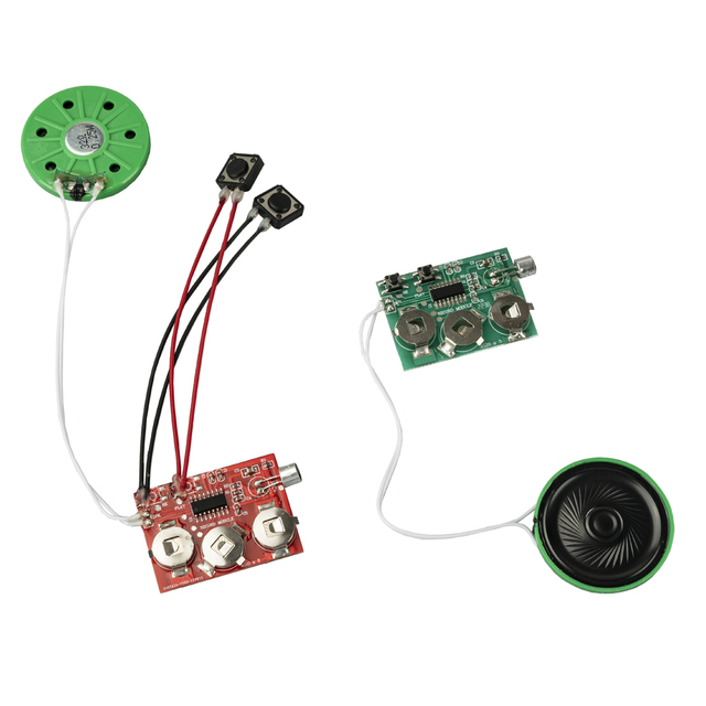 Customized 10-Second Pre-Recorded Voice Chip Programmable Christmas Music Sound Module for Greeting Cards Consumer Electronics