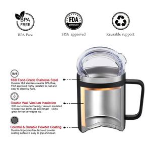 Chine Fabricant Longévité 12Oz <span class=keywords><strong>Double</strong></span> Paroi En Acier Inoxydable <span class=keywords><strong>Tasse</strong></span> À Café - Product Image 5