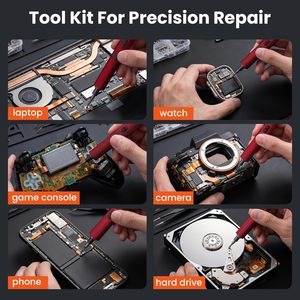 Anxtech Precision Electric <b>Screwdriver</b> <b>Set</b> 52 In 1 Cordless Battery Powered With 48 Magnetic <b>Bits</b> For Home Improvement - Product Image 5