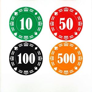 Décorations de casino personnalisées, jetons de poker en papier, centres de table sur le thème du poker pour les tables, décorations de fête d'anniversaire sur le thème du casino - Product Image 1