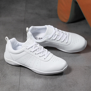 Chaussures de danse de cheerleading blanches directes d'usine, chaussures de compétition pour enfants, étudiants, entraînement d'aérobic, examen, compétition - Product Image 3