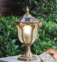 Lampes à poteaux rétro classiques vintage européennes en aluminium E27 pour extérieur, hôtel, resort, jardin suspendu, LED IP65, garantie de 2 ans