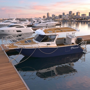 Yate de Pesca de Aluminio Soldado de <span class=keywords><strong>8m</strong></span>, Fabricado en China, <span class=keywords><strong>Barco</strong></span> de Lujo para Cruceros Oceánicos en Canadá - Product Image 1
