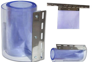 ชุดม่านพีวีซีแบบแถบพร้อมโครง - ติดตั้งง่ายด้วยตัว<span class=keywords><strong>เอง</strong></span>สำหรับกั้นห้องร้านค้า - Product Image 2