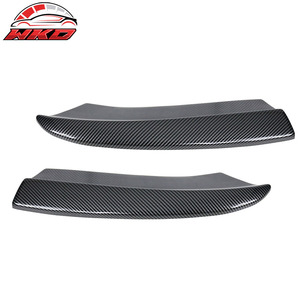 Pour Dodge Charger 2015-2023 Style SRT 2 pièces Bavettes de pare-chocs arrière Spat Fibre de carbone CF Kit carrosserie de haute qualité - Product Image 1