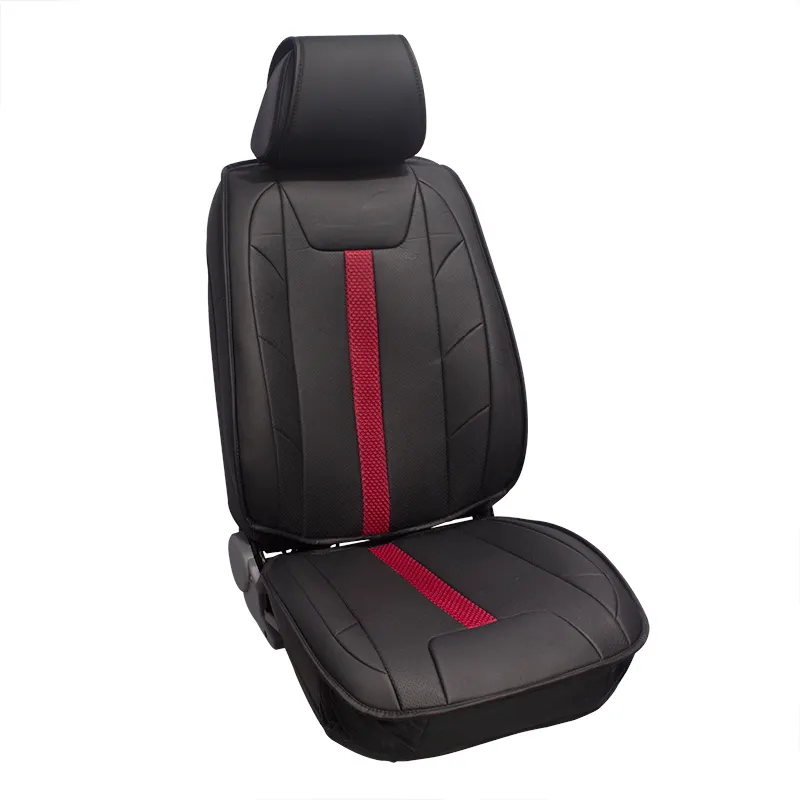 SJ-SC127 Universele Type Pvc Leer/Mesh Auto Seat Cover Bescherming Auto Comfort Custom Seat Cover Universal