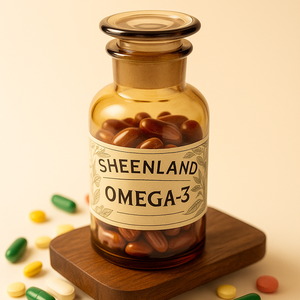 Botellas de reactivo de boca estrecha transparentes azules al por mayor con tapones de vidrio para viales de laboratorio y farmacias - Product Image 4