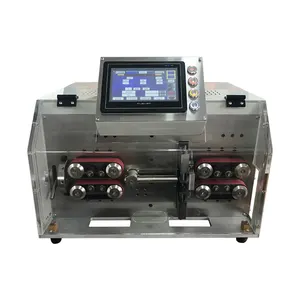 Touch screen SWT508 YHT2 stripper machine wire Cutting and stripping device for wire computer 3-10mm double round sheaths