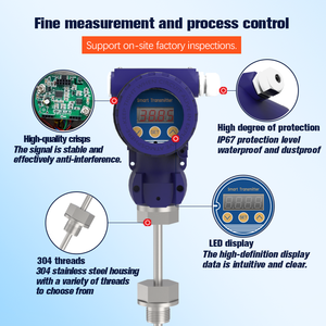 Shelok Industriële Vaste Draad 4-20ma <span class=keywords><strong>Rtd</strong></span> Temperatuur Zender Ip65 Waterdichte Explosieveilige <span class=keywords><strong>Pt100</strong></span> <span class=keywords><strong>Sensor</strong></span> Voor <span class=keywords><strong>Tank</strong></span> Pijpleiding - Product Image 3