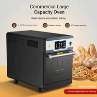 Four à convection électrique en acier inoxydable avec panneau tactile, cuisson accélérée automatique, pour pâtisserie et produits surgelés