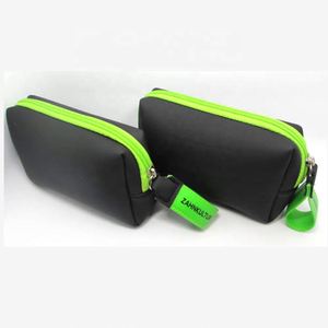 Custom Logo Printed Neoprene Travel Toiletry Bag Cosmetic Bag Zipper <b>Case</b> for Women Girls Ladies - Product Image 3