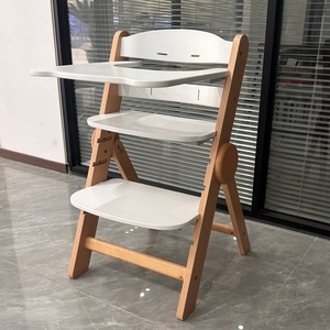 <span class=keywords><strong>เก้าอี้</strong></span>ทานข้าวเด็กปรับระดับความสูงได้ <span class=keywords><strong>เก้าอี้</strong></span>ทานข้าวเด็กแบบพับได้ ทำจากไม้ พร้อมที่พักเท้า สำหรับเด็กทารกและเด็กวัยหัดเดิน - Product Image 5