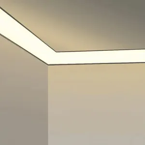 45*45 60*60mm grande taille LED bande profilé d'<span class=keywords><strong>angle</strong></span> en aluminium couverture laiteuse <span class=keywords><strong>armoire</strong></span> profilé d'<span class=keywords><strong>angle</strong></span> noir à <span class=keywords><strong>Angle</strong></span> droit - Product Image 3