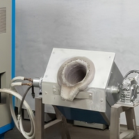 Machine de chauffage par induction haute fréquence pour coulée continue, boîte de vitesses PLC, alimentation automatique des métaux, faible bruit, température stable