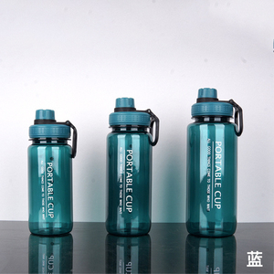Bpa 무료 보텔라 데 아구아 데포르티바 34Oz 1L 1000Ml 야외 스포츠 플라스틱 물병 손잡이와 - Product Image 2
