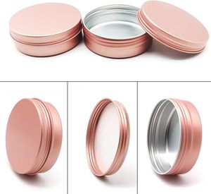 Emballages cosmétiques ronds en aluminium rose gold de 5g, 10g, 15g, 20g, 30g, 50g, 60g - Product Image 5
