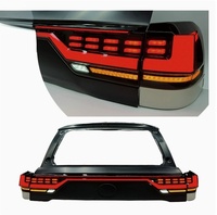 Nouveaux feux arrière LED transparents modifiés pour Land Cruiser LC200 2008-2021, feux arrière de type traversant améliorés LC300 2023