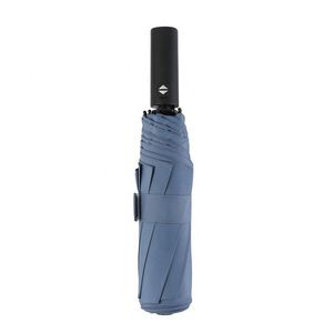Parapluie pliant automatique de luxe à trois sections, sans taches de mémoire, facile à ranger, 8 baleines, couleur unie, cadeaux d'affaires pour hommes - Product Image 4