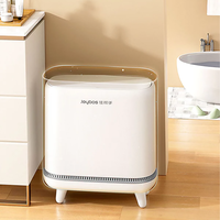 Poubelle de rangement en plastique intégrée à absorption automatique JOYBOS personnalisée, écologique, blanche, 12,5 L, pour hôtel