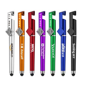 ปากกาลูกลื่นอเนกประสงค์พร้อมโลโก้ QR Code สำหรับโฆษณา ปากกาสไตลัสสำหรับหน้าจอสัมผัส พร้อมที่วางโทรศัพท์ - Product Image 1