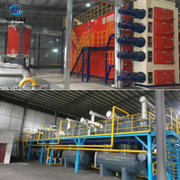 Usine de pyrolyse de pneus à haut rendement pour transformer les pneus usagés, les produits plastiques et les déchets ménagers en huile combustible