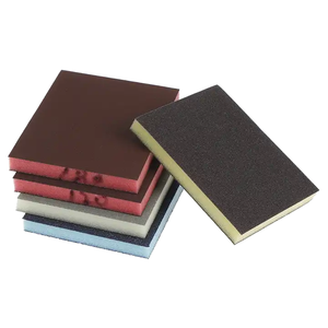 Bloc de ponçage en mousse abrasive en gros, éponge de ponçage rectangulaire, dureté moyenne, tampon de ponçage pour polissage, support OEM ODM personnalisé - Product Image 6