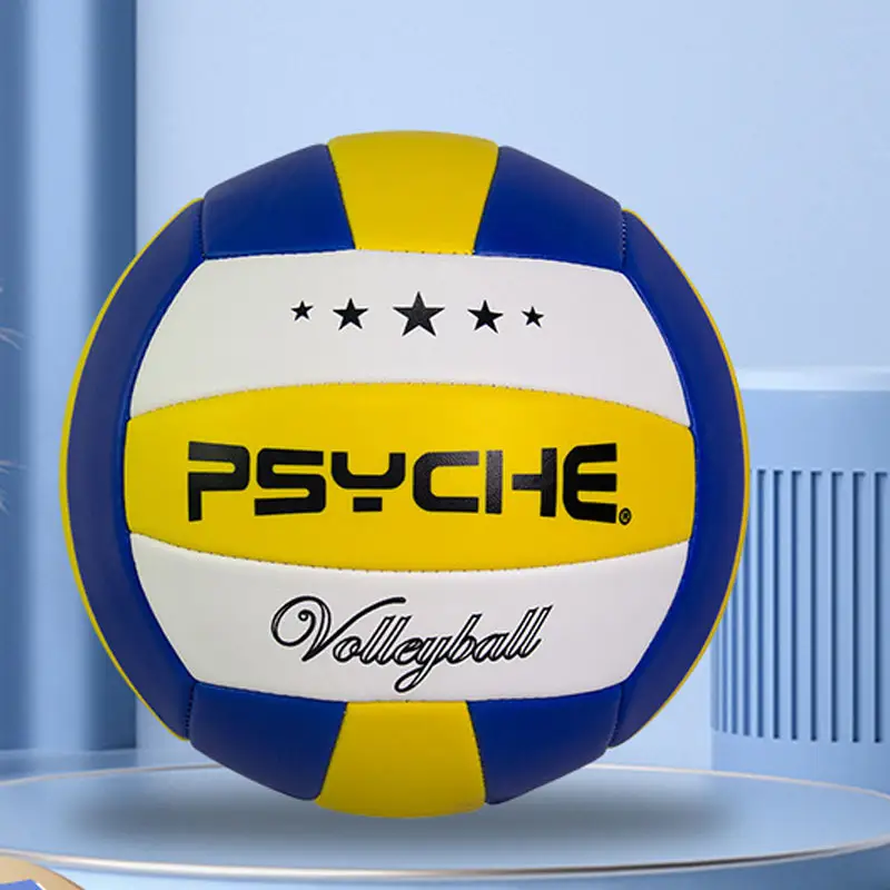 Biểu tượng tùy chỉnh kích thước 5 bóng chuyền bãi biển ngoài trời trong nhà đầy màu sắc PVC bóng chuyền cho đào tạo hoặc trận đấu