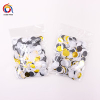 Ouyuan PC-01 Vente en gros usine de confettis et paillettes métalliques en PET, couleurs personnalisées en vrac, pour remplissage de ballons de mariage et d'anniversaire, et décoration de table