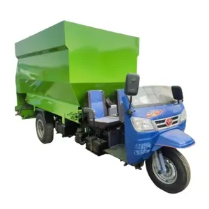 Electric scattering truck for cattle and sheep feeding truck for livestock farms