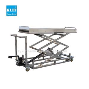 รถเข็นศพขายดี รถเข็นศพสแตนเลส รถเข็นยกศพในห้องดับจิต รถเข็นยกศพไฮดรอลิก - Product Image 4