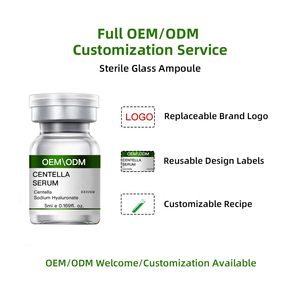 Suero de Centella, Suero Reparador Calmante Profesional de 5 ml con Hialuronato de Sodio para Clínicas, Recuperación de la Barrera Cutánea - Product Image 5