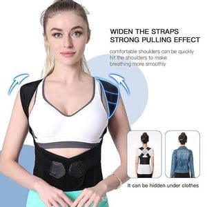 Sujetador de espalda de terapia de neopreno ajustable <span class=keywords><strong>Get</strong></span>-Fit, Corrector de postura de alta calidad, logotipo de enderezamiento Lumbar Hunback para hombres y mujeres - Product Image 2