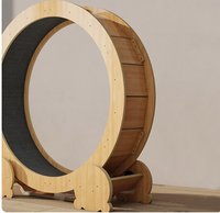Roue d'exercice pour chat en bois 2026 – Tapis roulant sportif pour animaux de compagnie – Jouet ludique en fibre de bois pour l'entraînement des chats