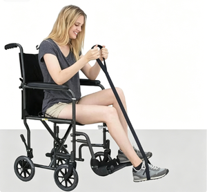 Sollevatore per Gambe in Nylon - Cinghia Rigida e Resistente per Mani e Piedi - Ausilio per la Mobilità per Sollevamento Gambe su Sedia a Rotelle - Product Image 3