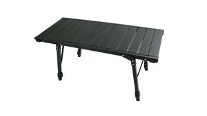 Table pliante professionnelle imperméable noire Chanodug FX-7155-IGT en aluminium pour la randonnée - Product Image 3
