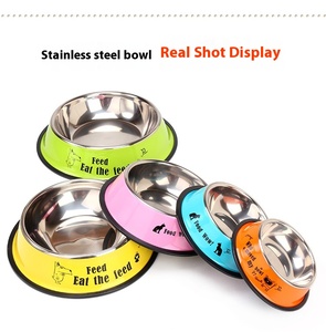 נירוסטה ניידת נסיעות קערות ידידותיות לסביבה מזון כלבים כלבים 1000 מ "ל כיתה מזון קערות חיות מחמד - Product Image 4