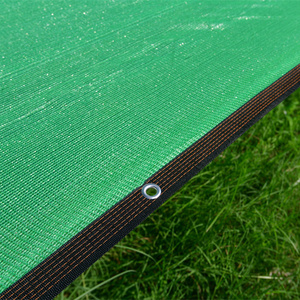 Voile d'ombrage carrée en HDPE tissé, filet d'ombrage 50% noir pour jardin, serre, agriculture et usage extérieur - Product Image 6
