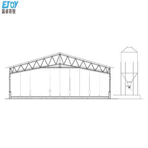 Gallinero de Acero de Alta Calidad con Estructura Multicapa, Personalizado para Exteriores, para <span class=keywords><strong>Gallinas</strong></span> Ponedoras, para Granjas Avícolas - Product Image 2