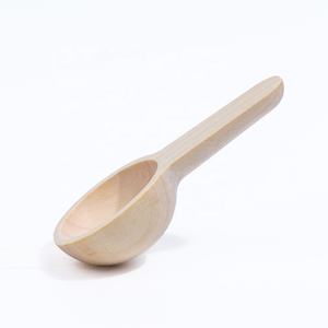 Cuchara de Café de Madera Ecológica Personalizada de Alta Calidad <span class=keywords><strong>para</strong></span> Viajes, Uso en Sopa, Sal, Baño y Spa - Bordes Suaves <span class=keywords><strong>para</strong></span> Frascos de Exfoliante de Azúcar - Product Image 3