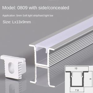 Suministro de fábrica Cubierta de PC blanca Perfil de barra LED Tira de luz Corte y procesamiento de soldadura personalizados de aluminio para armarios de gabinetes - Product Image 5