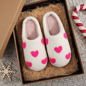 Women's Heart-Shaped for <b>Slippers</b> High Quality Winter Warmth Lightweight and Soft With Features for Spring - Product Image 6