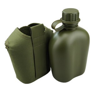 Free sample <b>Aluminum</b> <b>Water</b> <b>Bottle</b> Tactical Canteen Cups Tactical Cover Bag for Camping, Hiking, and Hunting Kettle - Product Image 2