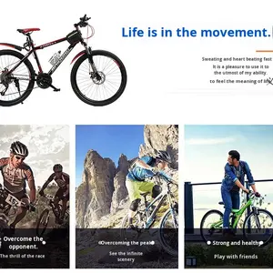 <span class=keywords><strong>Bicicleta</strong></span> de Montaña Personalizada de 27 Velocidades con Doble Freno de Disco, Horquilla con Suspensión, Cuadro de Hierro, 24 <span class=keywords><strong>Pulgadas</strong></span>, <span class=keywords><strong>26</strong></span> <span class=keywords><strong>Pulgadas</strong></span> - Product Image 4