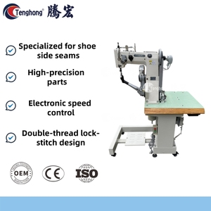 Industrial Double <b>Thread</b> Side Sewing Machine for Shoes Upper Sole Stitching Machine - Product Image 2
