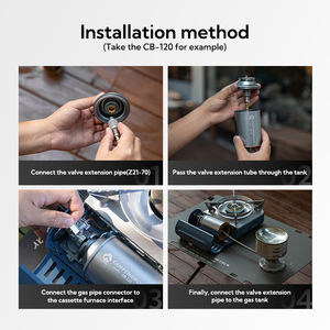 Campingmoon bidon de gaz <span class=keywords><strong>propane</strong></span> vide bidon de gaz portable vente en gros recharge de <span class=keywords><strong>barbecue</strong></span> portable cartouche de gaz <span class=keywords><strong>butane</strong></span> <span class=keywords><strong>pour</strong></span> cuisinière - Product Image 4