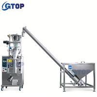 Ligne de production industrielle pour le remplissage de bouteilles, bocaux, canettes, poudres (soja, café, lait, protéines, épices, farine) et de poudre de chili, avec remplisseuse à vis sans fin