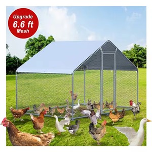 Cage pour animaux de compagnie lapin canard clôture extérieur grand poulailler en métal Walk-in poulailler poulailler poulailler cage pour volailles - Product Image 3